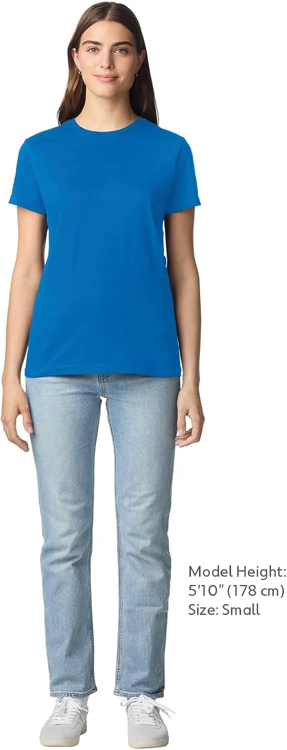 Gildan Womens Softstyle Cotton T-Shirt, Style G64000l, Multipack