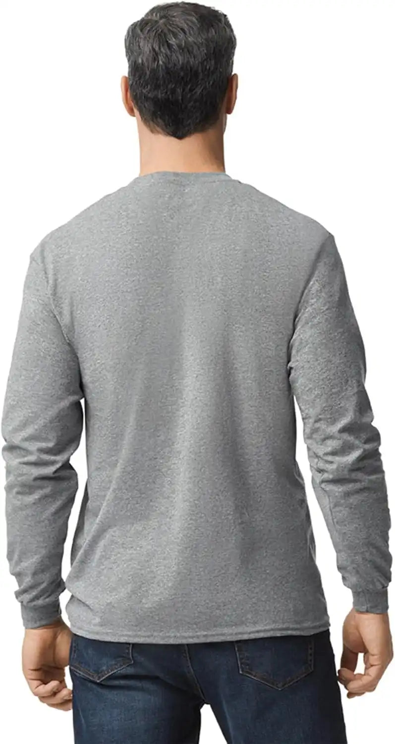 Gildan Adult DryBlend Long Sleeve T-Shirt, Style G8400, 2-Pack