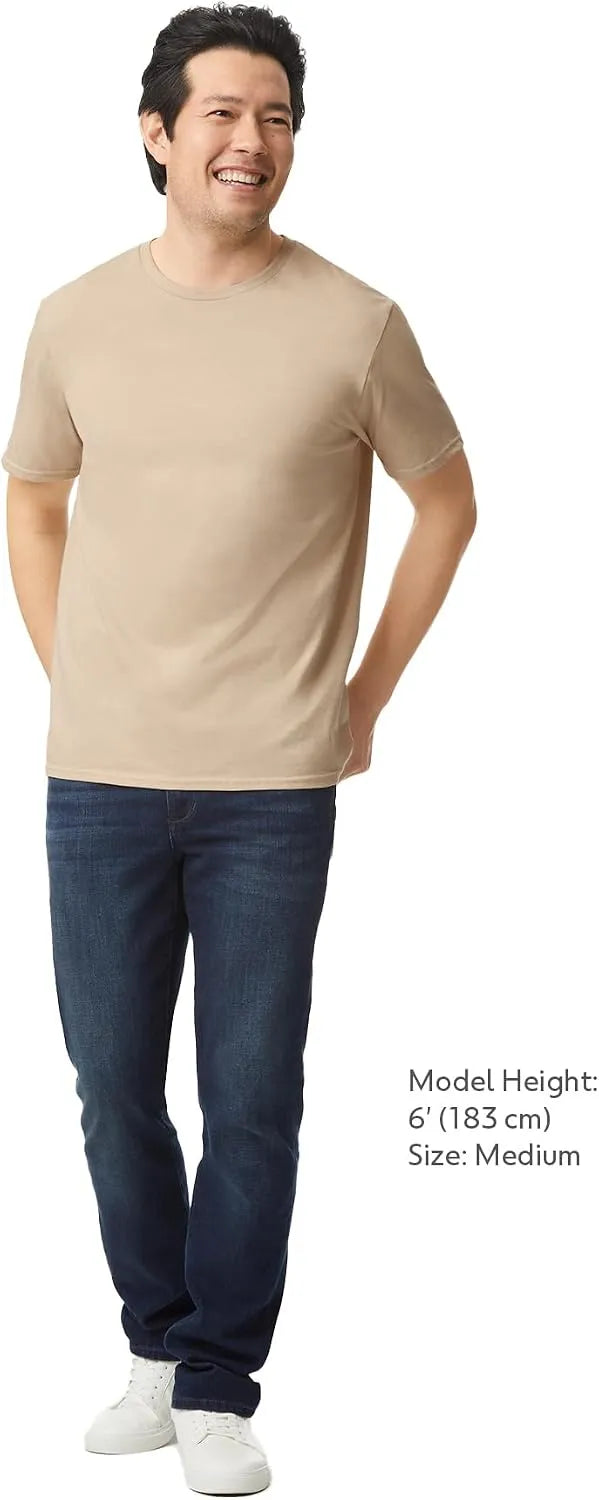 Gildan Adult Softstyle Cotton T-Shirt, Style G64000, Multipack