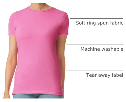 Gildan Womens Softstyle Cotton T-Shirt, Style G64000l, Multipack