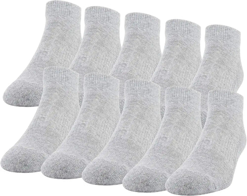 Gildan Men's Active Cotton Low Cut Socks (10-Pairs)