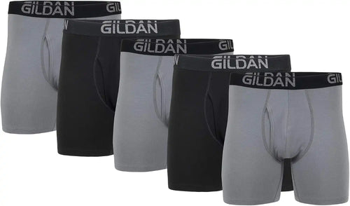 Gildan Men's Underwear Cotton Stretch Boxer Briefs, Multipack