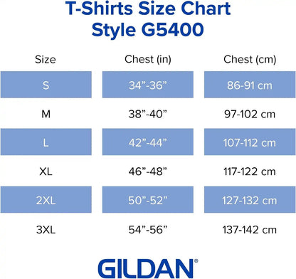 Gildan Adult Heavy Cotton Long Sleeve T-Shirt, Style G5400, 2-Pack