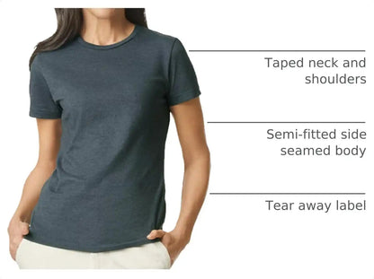 Gildan Womens Softstyle Cotton T-Shirt, Style G64000l, Multipack