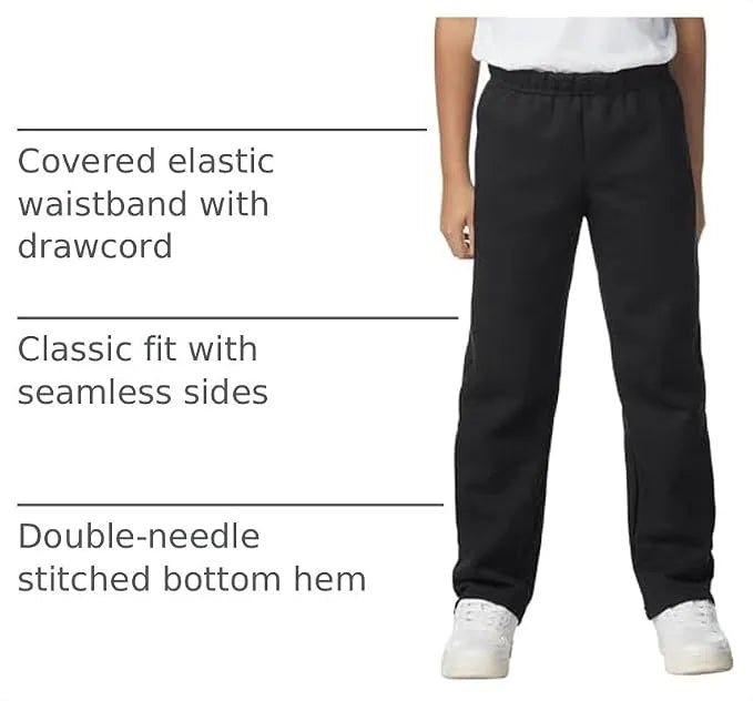 Gildan Youth Open Bottom Sweatpants, Style G18400B