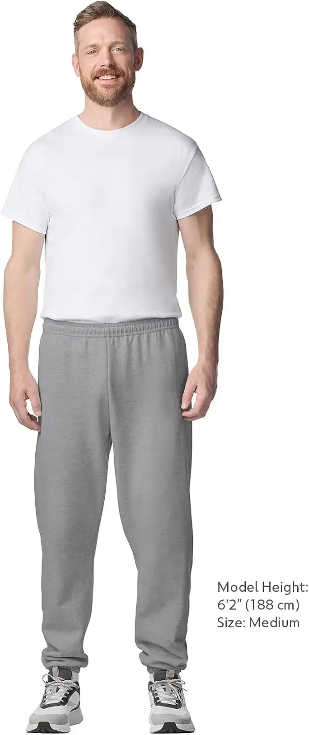 Gildan Adult Fleece Elastic Bottom Sweatpants, Style G18200