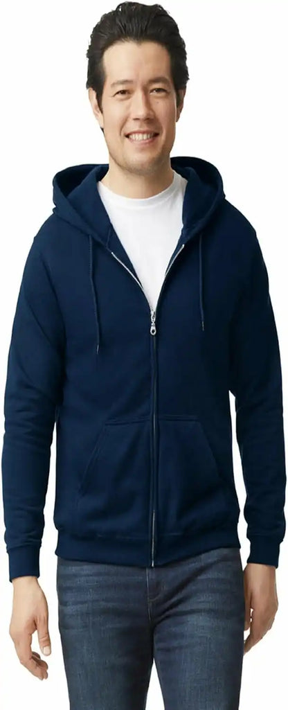 Underground Printing Unisex Adult Fleece Zip Hoodie Sweatshirt, Style G18600, Multipack