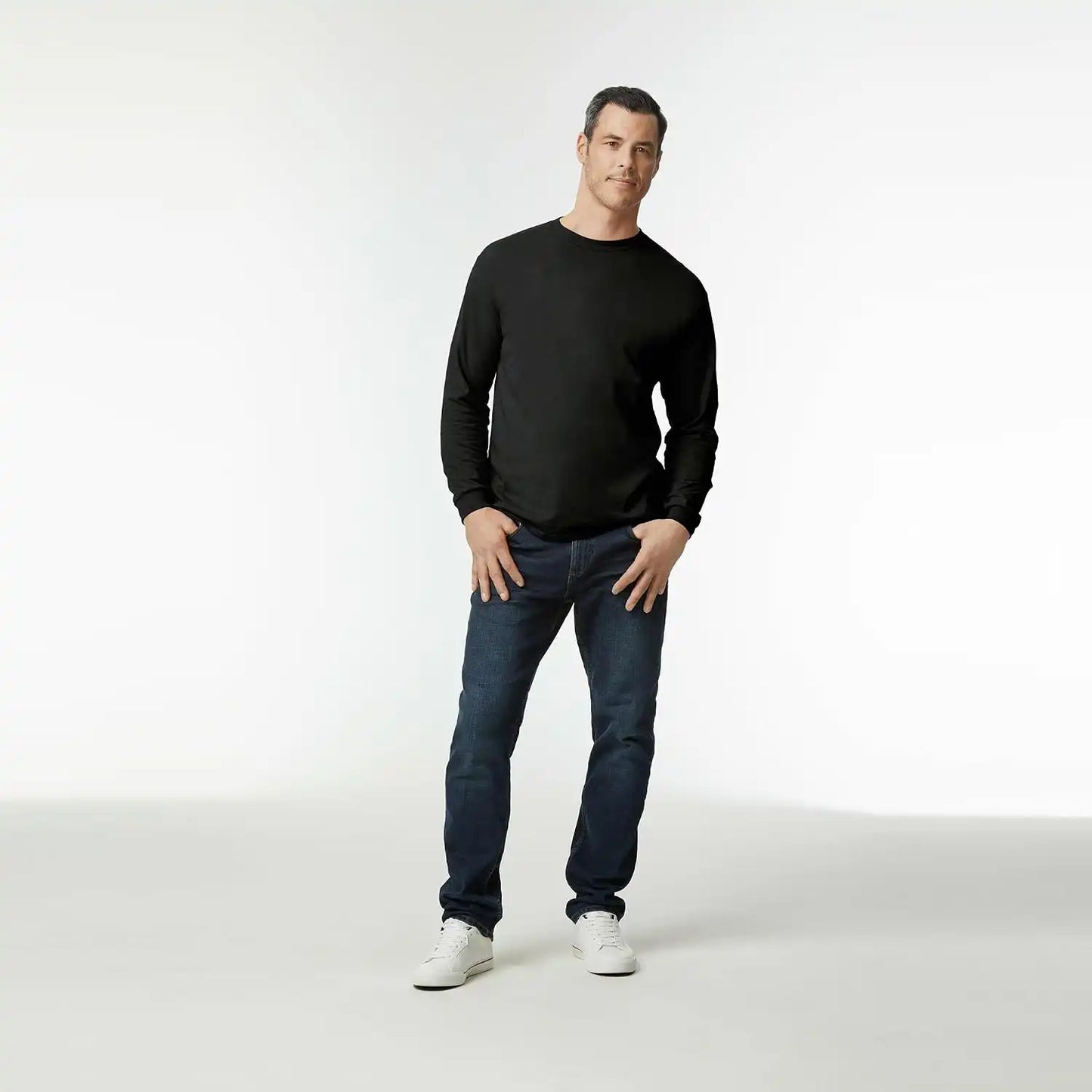 Gildan Adult DryBlend Long Sleeve T-Shirt, Style G8400, 2-Pack