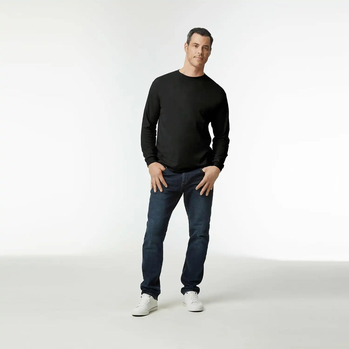 Gildan Adult DryBlend Long Sleeve T-Shirt, Style G8400, 2-Pack