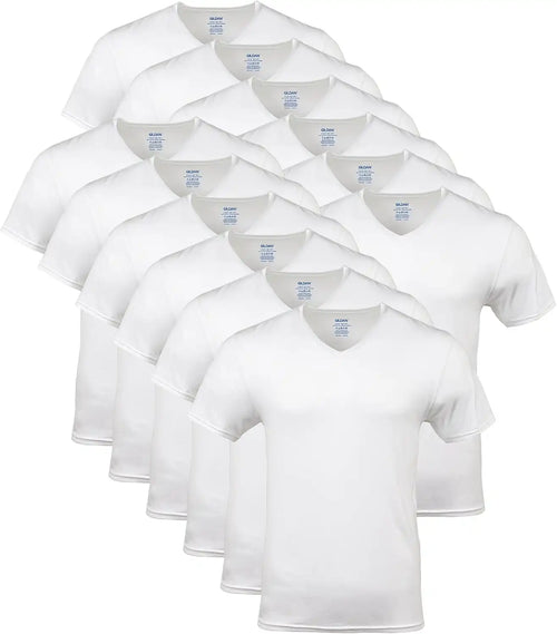 Gildan Men's V-Neck T-Shirts, Multipack, Style G1103