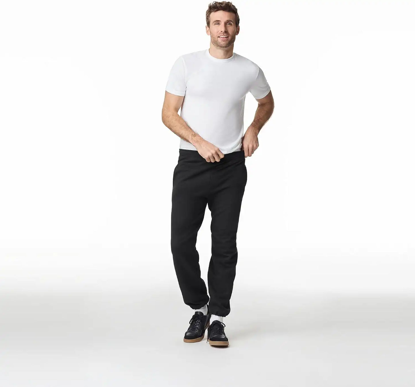 Gildan Adult Fleece Elastic Bottom Sweatpants with Pockets, Style G18100