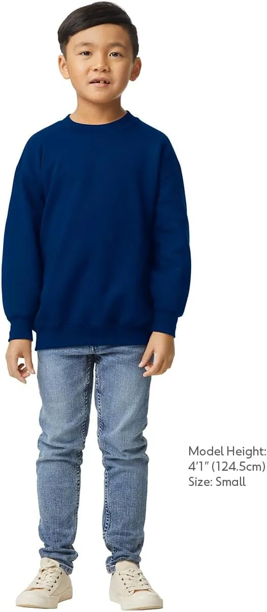 Gildan Kids' Fleece Crewneck Sweatshirt, Style G18000b