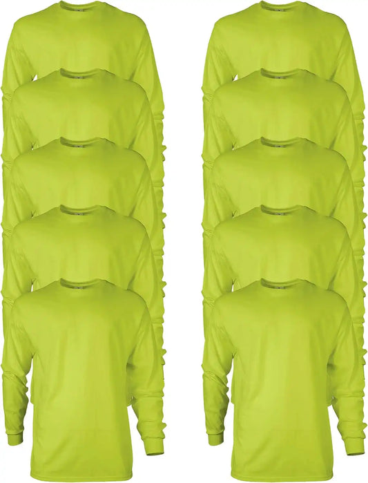 Gildan Adult Ultra Cotton Long Sleeve T-Shirt, Style G2400, Multipack