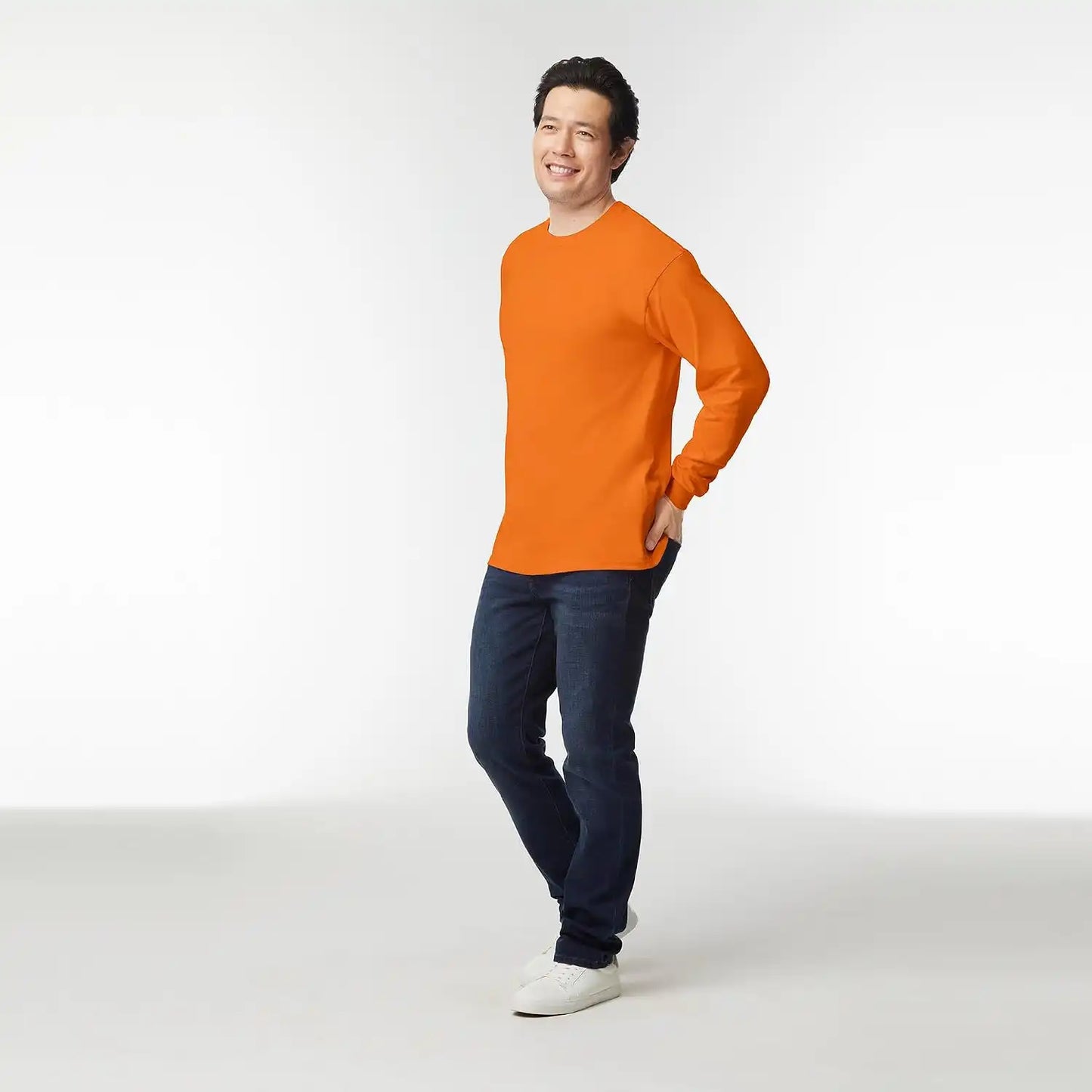 Gildan Adult Ultra Cotton Long Sleeve T-Shirt, Style G2400, Multipack