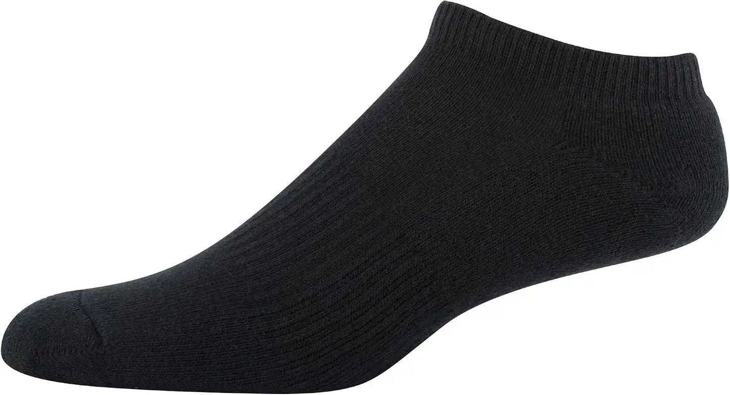 Gildan Men's Active Cotton No Show Socks (10-Pack)