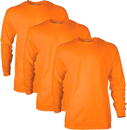 Gildan Adult Ultra Cotton Long Sleeve T-Shirt, Style G2400, Multipack