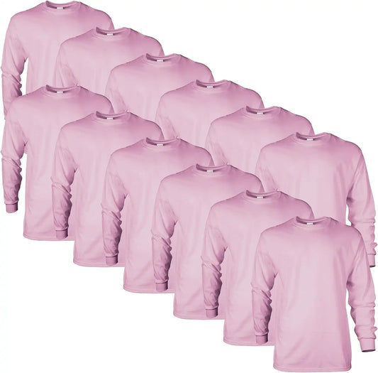 Gildan Adult Ultra Cotton Long Sleeve T-Shirt, Style G2400, Multipack