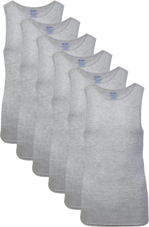 Gildan Men's A-Shirts Tanks Multipack