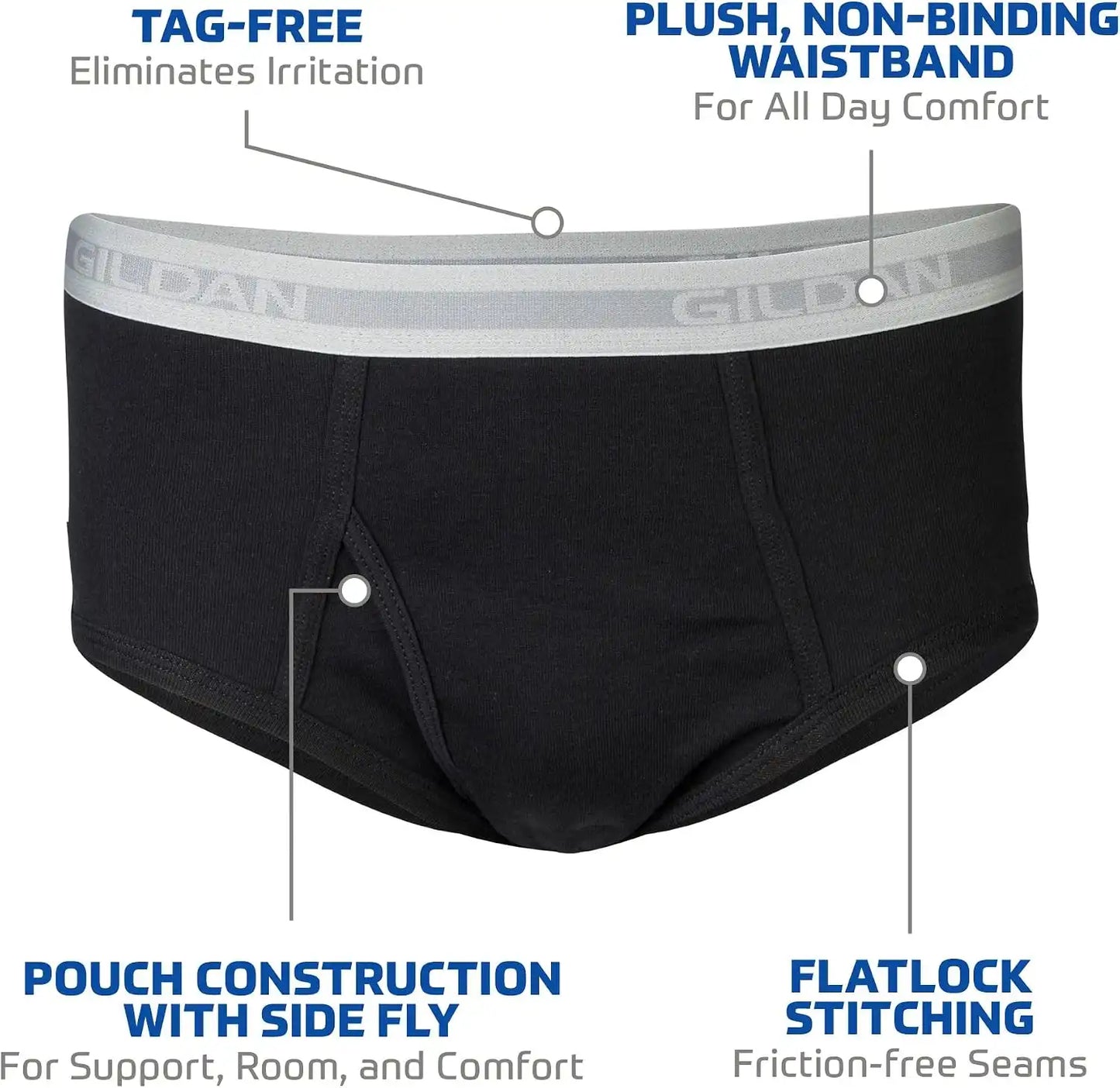 Gildan Men's Underwear Briefs, Multipack