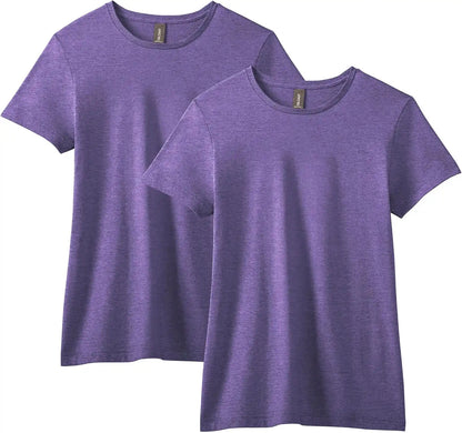 Gildan Womens Softstyle Cotton T-Shirt, Style G64000l, Multipack