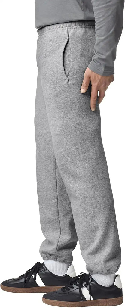 Gildan Adult Fleece Elastic Bottom Sweatpants with Pockets, Style G18100