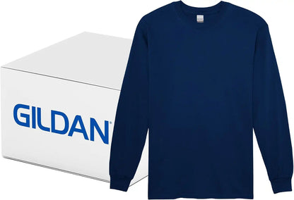 Gildan Adult Ultra Cotton Long Sleeve T-Shirt, Style G2400, Multipack