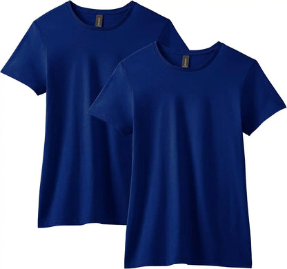 Gildan Womens Softstyle Cotton T-Shirt, Style G64000l, Multipack