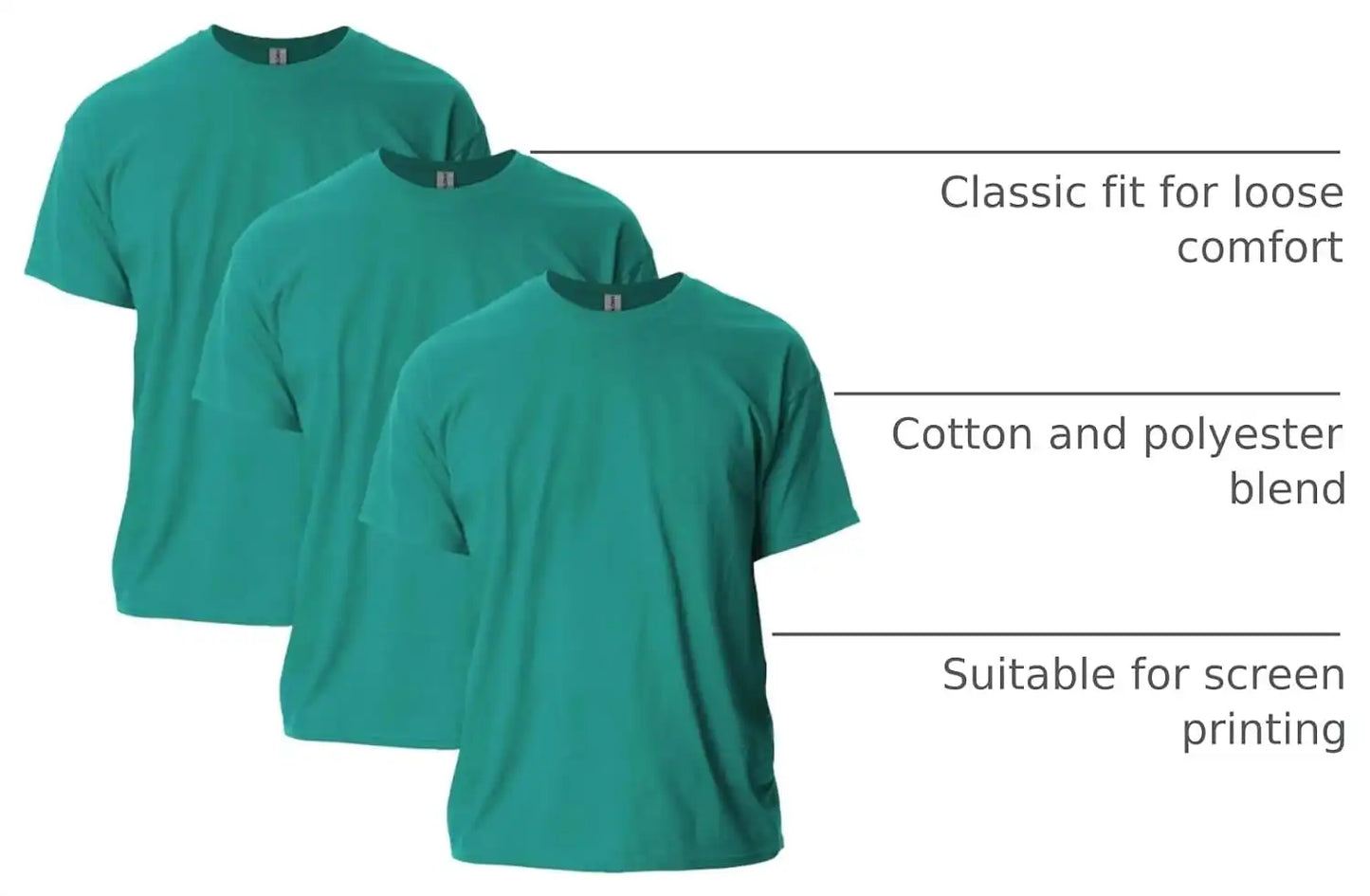 Gildan Adult Ultra Cotton T-Shirt, Style G2000, Multipack