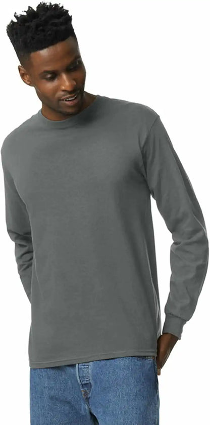 Gildan Adult Ultra Cotton Long Sleeve T-Shirt, Style G2400, Multipack