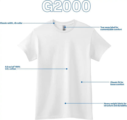 Gildan Adult Ultra Cotton T-Shirt, Style G2000, Multipack