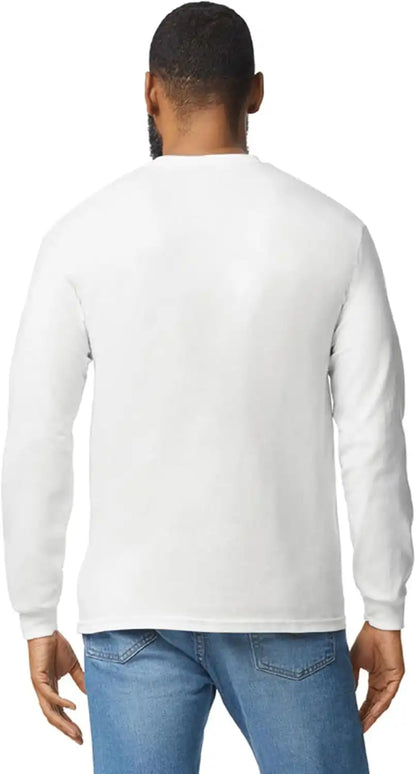 Gildan Adult Heavy Cotton Long Sleeve T-Shirt, Style G5400, 2-Pack
