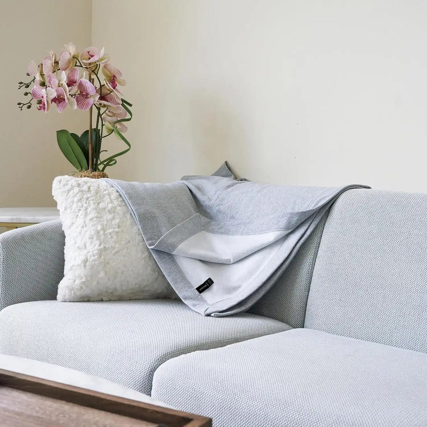 Gildan Heavy Blend Fleece Blanket, Style G18900, Sport Grey, 50" x 60"