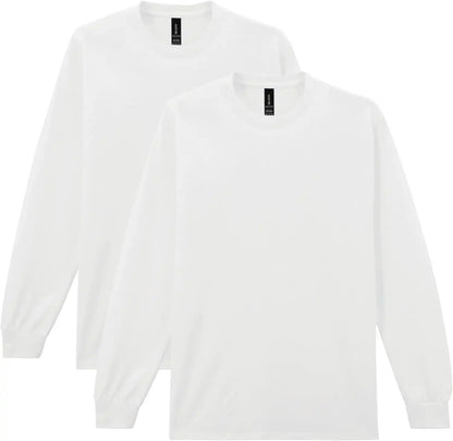 Gildan Youth Ultra Cotton Long Sleeve T-Shirt, Style G2400B, 2-Pack