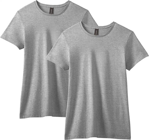 Gildan Womens Softstyle Cotton T-Shirt, Style G64000l, Multipack