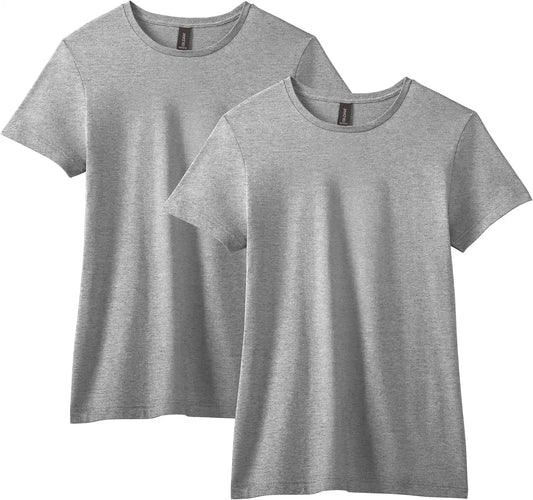 Gildan Womens Softstyle Cotton T-Shirt, Style G64000l, Multipack