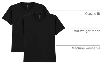 Gildan Unisex-Child Gildan Youth Heavy Cotton T-Shirt, Style G5000b, 2-Pack