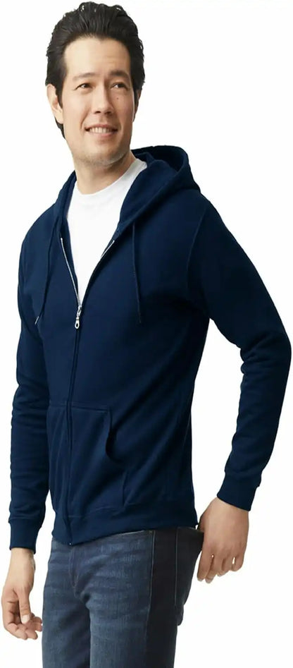 Underground Printing Unisex Adult Fleece Zip Hoodie Sweatshirt, Style G18600, Multipack