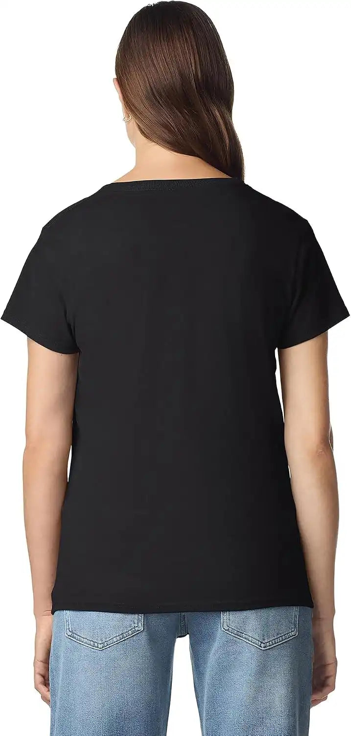 Gildan Women's Heavy Cotton V-Neck T-Shirt, 2-Pack