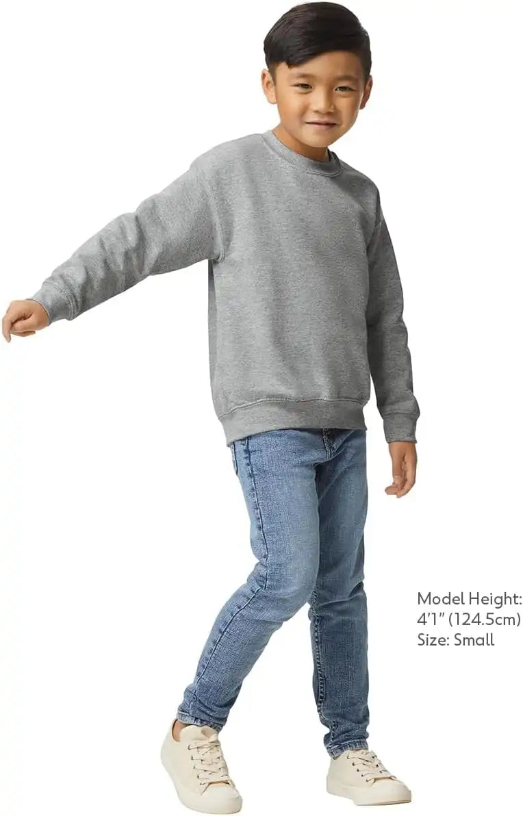 Gildan Kids' Fleece Crewneck Sweatshirt, Style G18000b