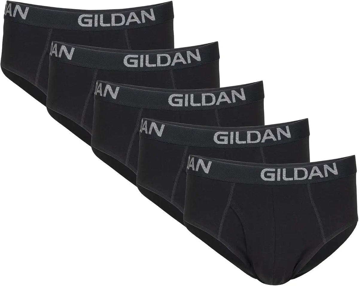 Gildan Men's Underwear Cotton Stretch Briefs, 5-Pack