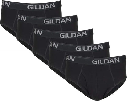 Gildan Men's Underwear Cotton Stretch Briefs, 5-Pack