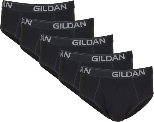Gildan Men's Underwear Cotton Stretch Briefs, 5-Pack