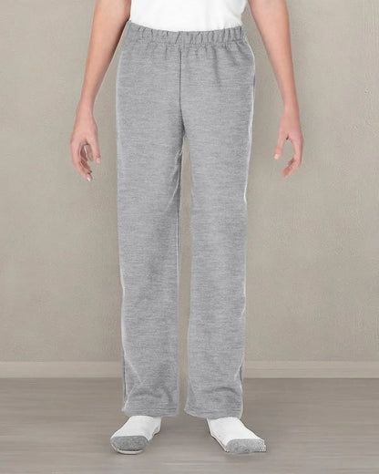 Gildan Youth Open Bottom Sweatpants, Style G18400B