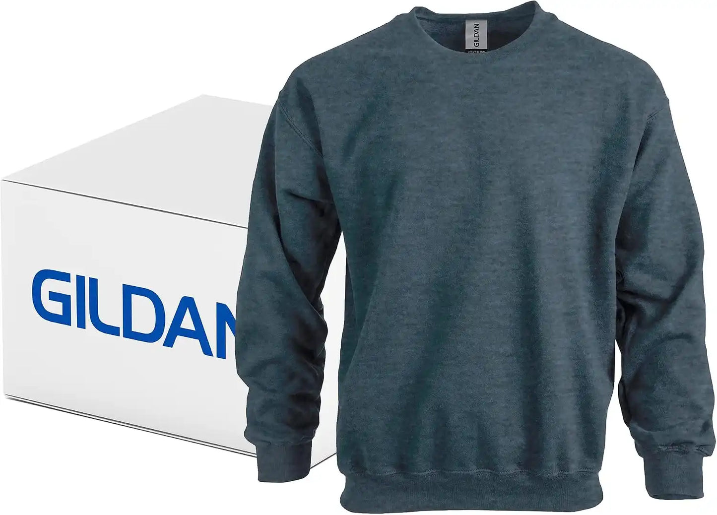 Gildan Unisex Adult Fleece Crewneck Sweatshirt, Style G18000, Multipack