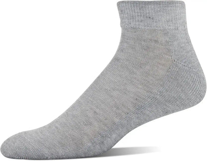 Gildan Men's Polyester Half Cushion Low Cut Socks, 12-pack