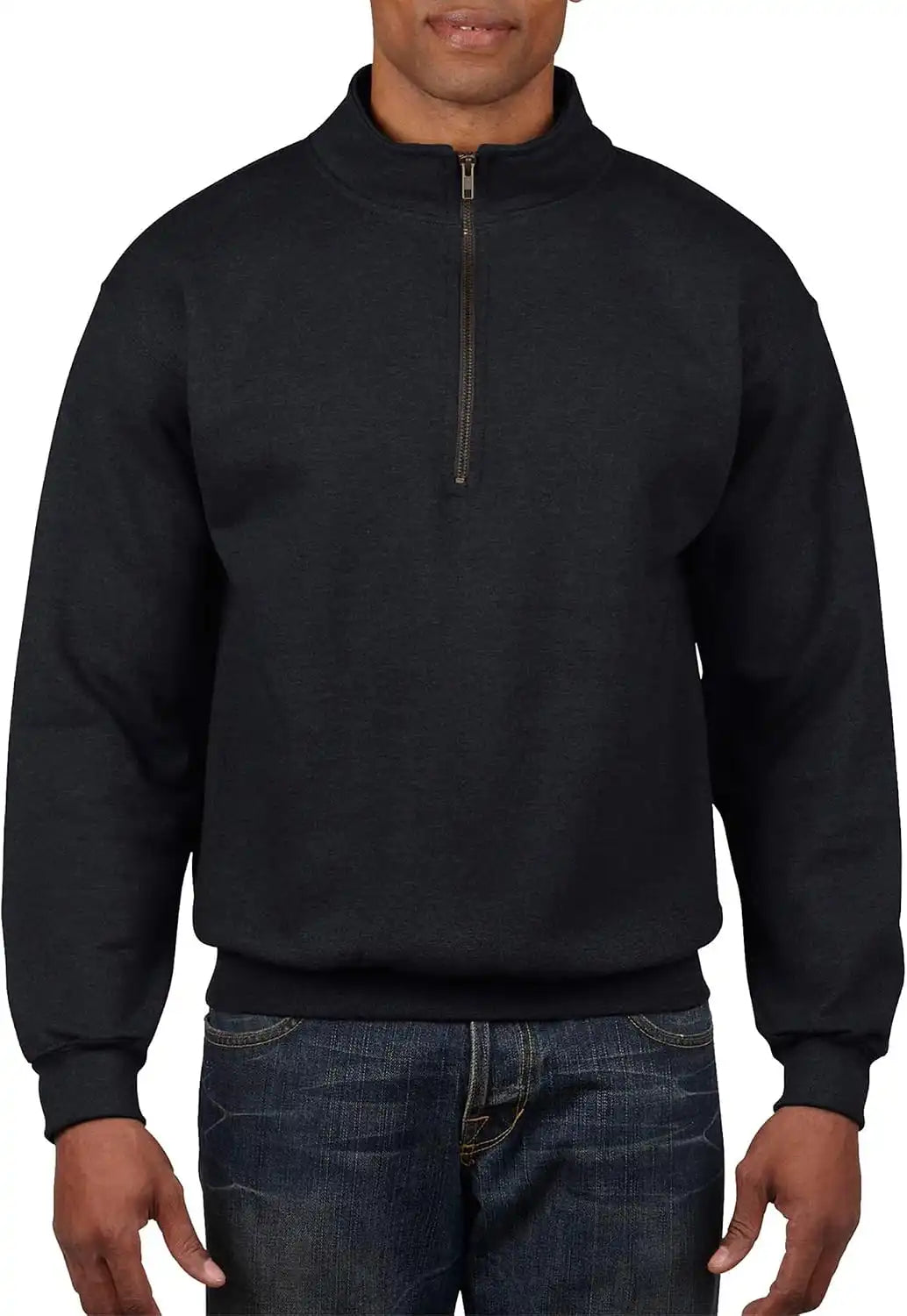 Gildan Adult Fleece Quarter-Zip Cadet Collar Sweatshirt, Style G18800
