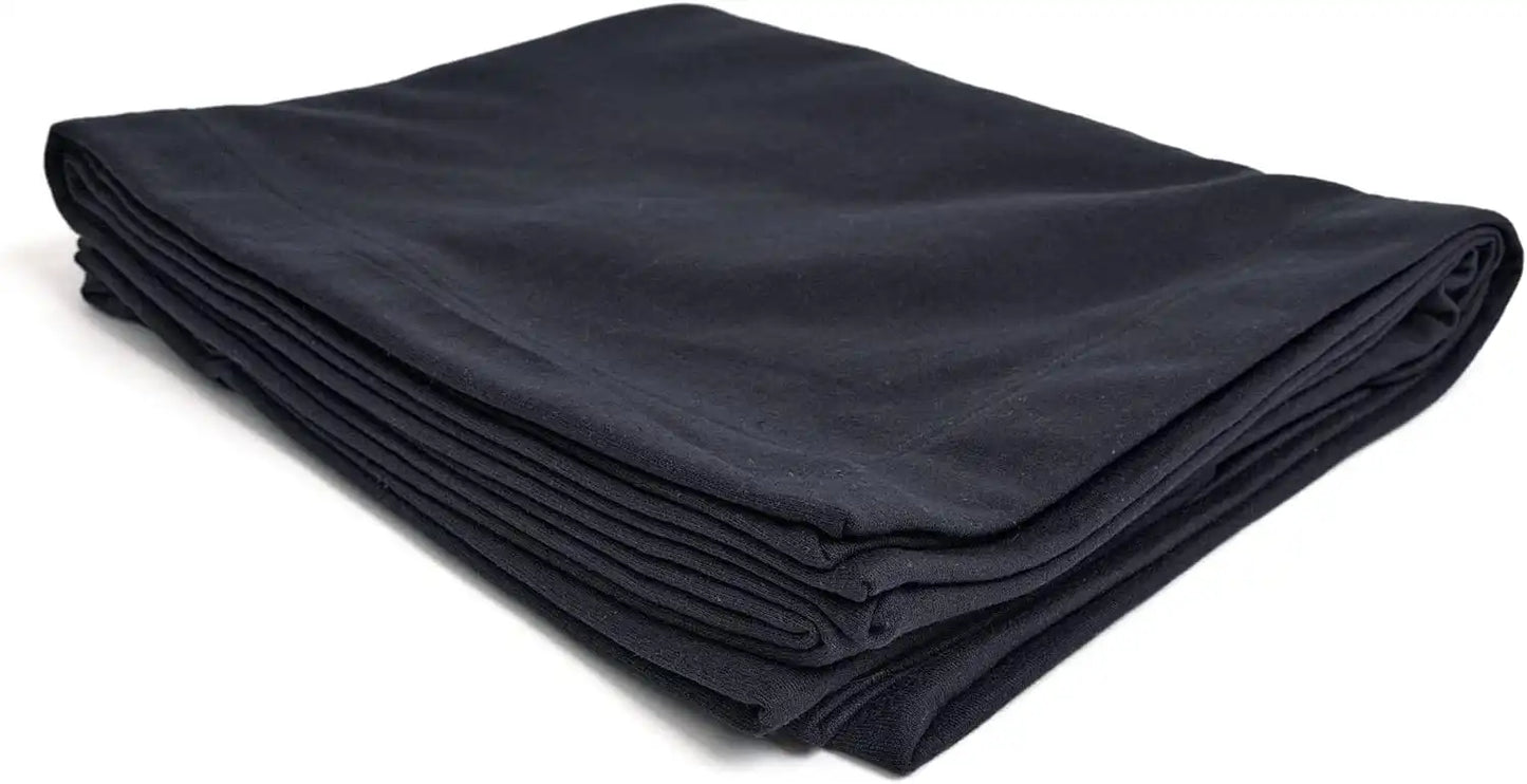Gildan Heavy Blend Fleece Blanket, Style G18900, Black, 50" x 60"
