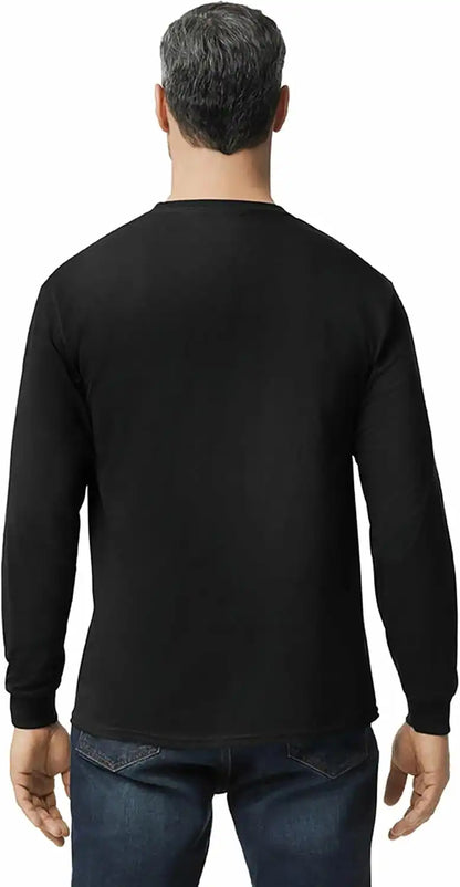 Gildan Adult Heavy Cotton Long Sleeve T-Shirt, Style G5400, 2-Pack