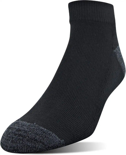 Gildan Men's Polyester Half Cushion Low Cut Socks, 12-pack