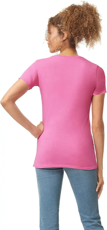 Gildan Womens Softstyle Cotton T-Shirt, Style G64000l, Multipack